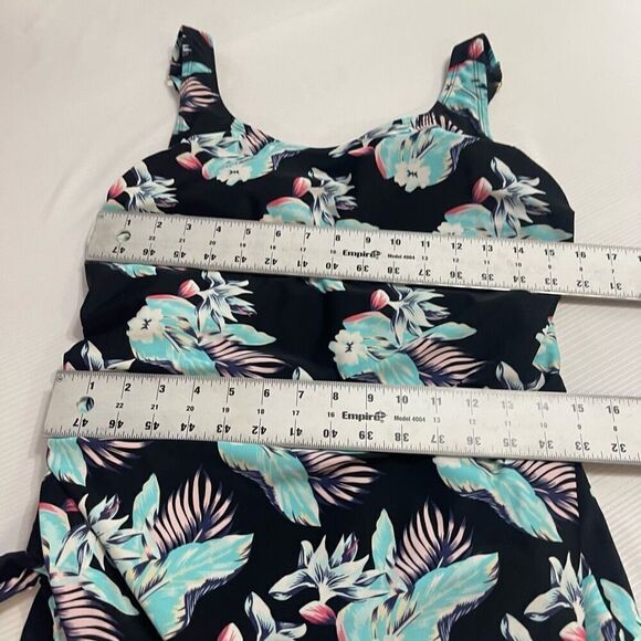 Shore Shapes One Piece Swimsuit Bathing Suit Size 12 - Picture 3 of 8